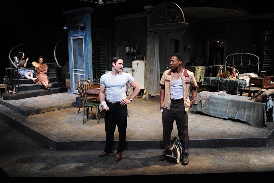 Jonathan Majors in "A Streetcar Named Desire" during his fourth year at UNCSA in Fall 2011.