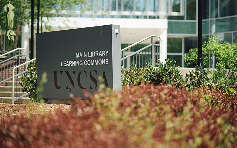 UNCSA Library exterior