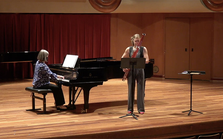 Stephanie Patterson performing "Childs Sonata"