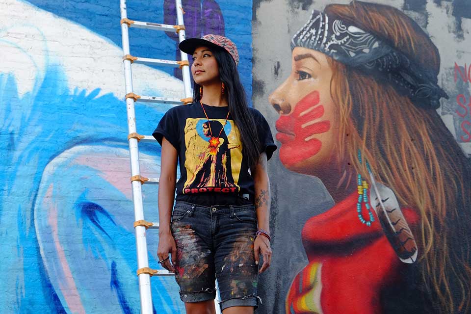 Chicana, Native American Artist Lucinda Hinojos Makes History With