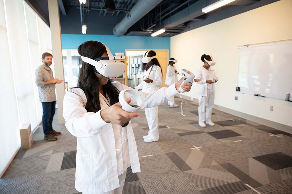 WSSU Nursing Class VR Training