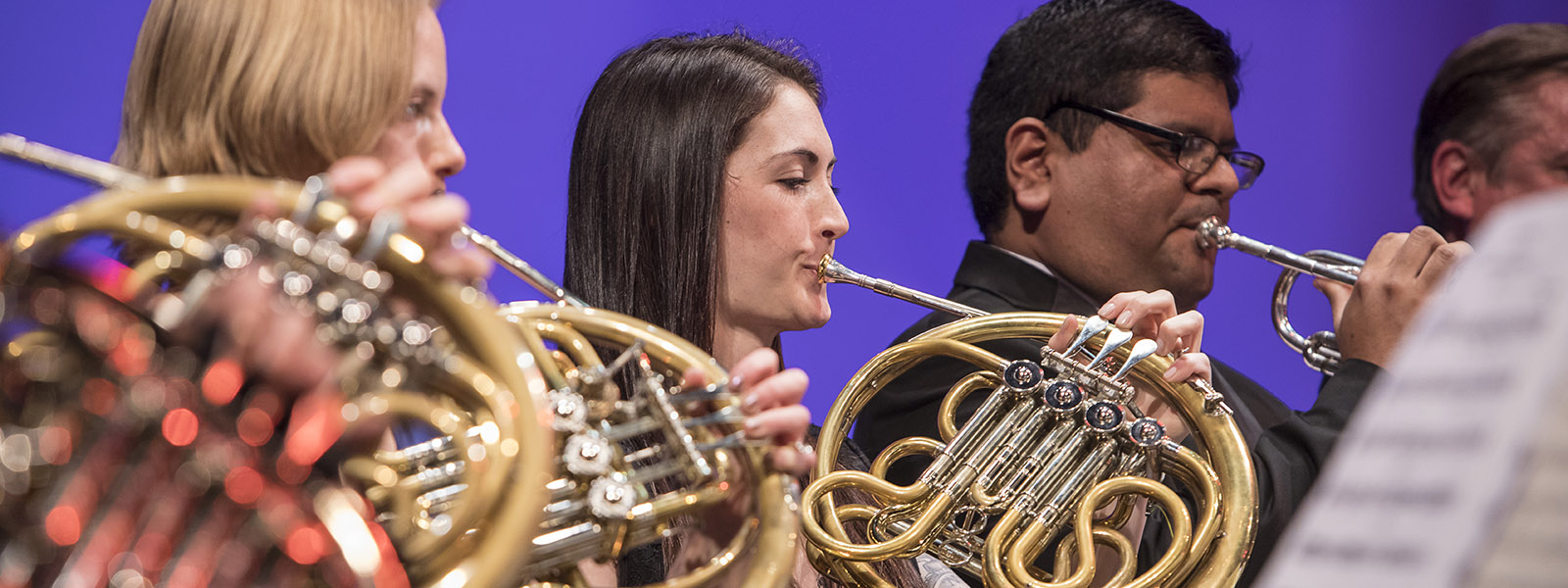 french horn students at uncsa