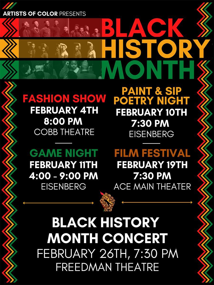 Artists of Color Black History Month celebration - UNCSA