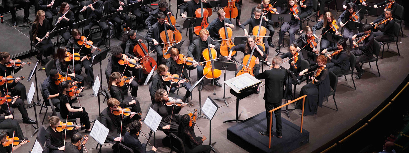 UNCSA Symphony Orchestra, November 10, Conducted by Robert Franz / Photo: Wayne Reich