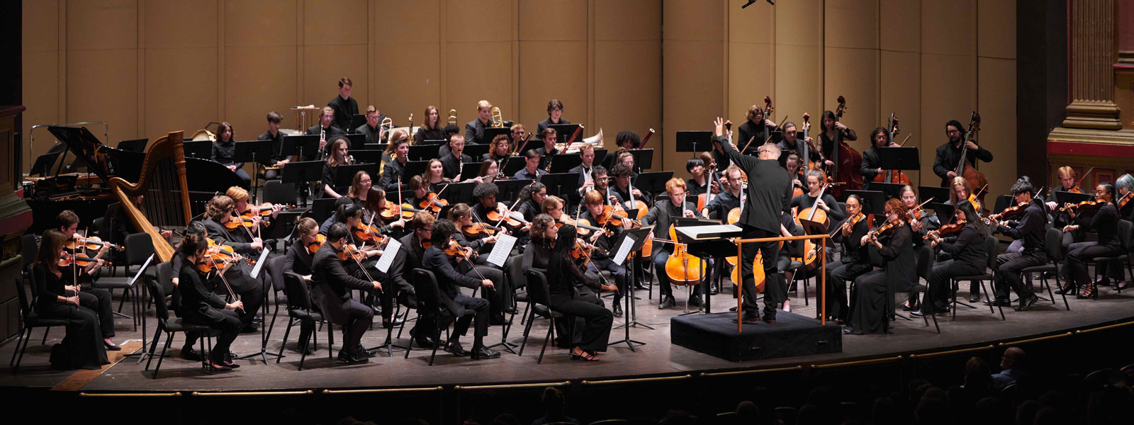 UNCSA Symphony Orchestra, Conducted by Robert Franz / Photo: Wayne Reich