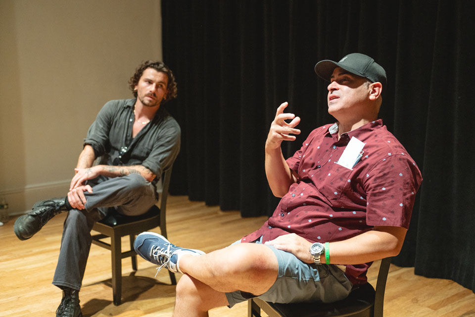 Director Colm Summers and Playwright Ed Cardona, Jr. / Photo: Valerie Terranova