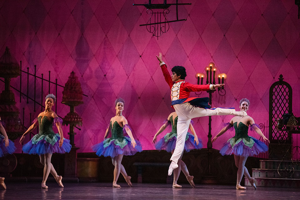 Xavier Cacanindin in the 2023 production of "The Nutcracker"