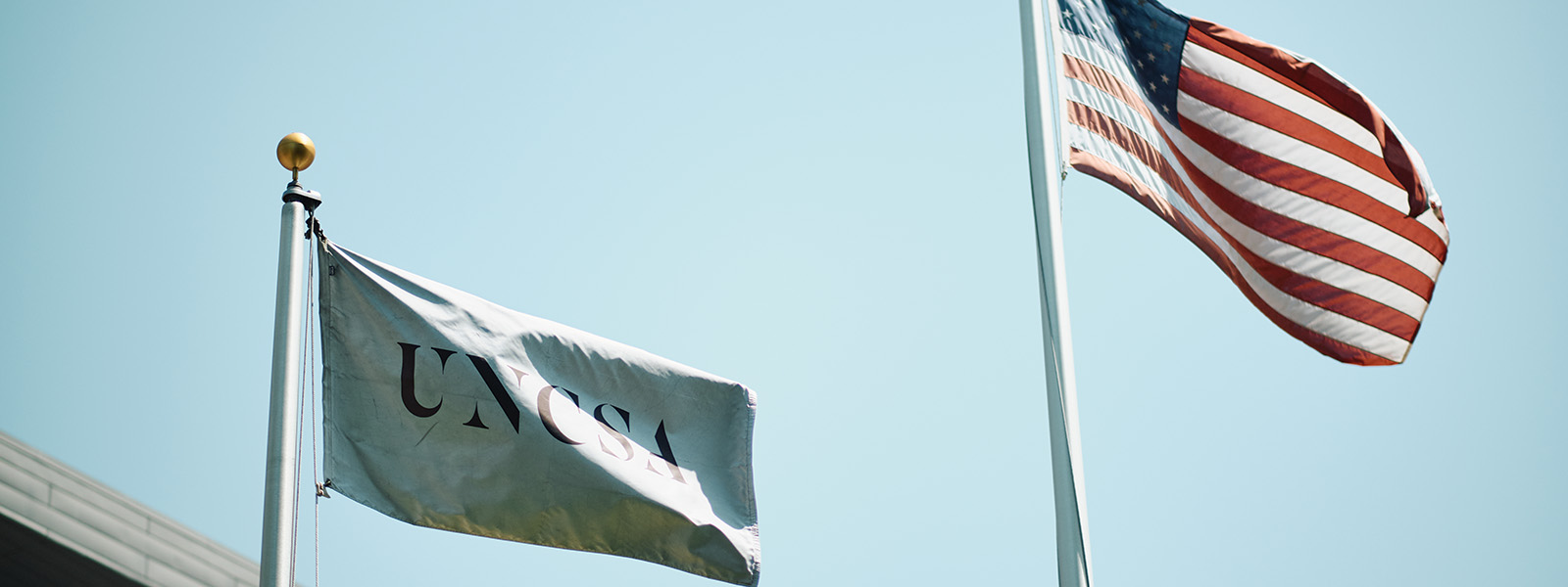 UNCSA campus flags